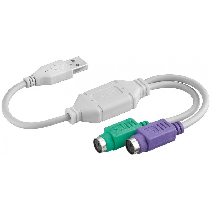 Adaptateur actif USB/PS2 double