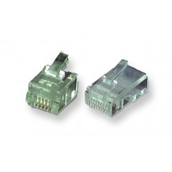 Connecteur RJ11 UTP câble plat - Paquet de 10
