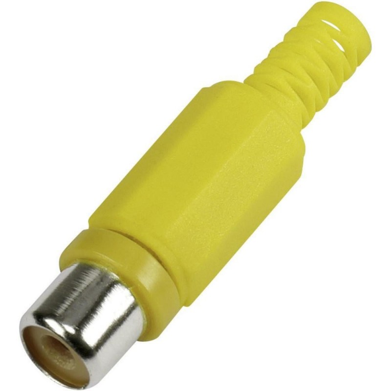 Connecteur RCA femelle jaune
