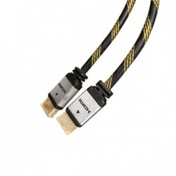 Cordon HDMI High Speed with Ethernet - Doré - HQ - M / M - 3 m
