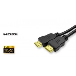 Cordon HDMI 1.4 - Contact Or - AWG30 - type A M / M - 1 m