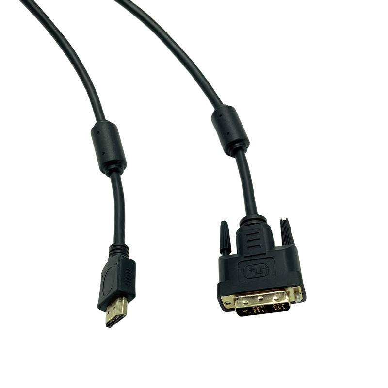 Cordon DVI-D M single link (18+1) - HDMI M - 5 m