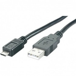 Cordon USB2.0 A Mâle / Micro USB B Mâle - 3 m