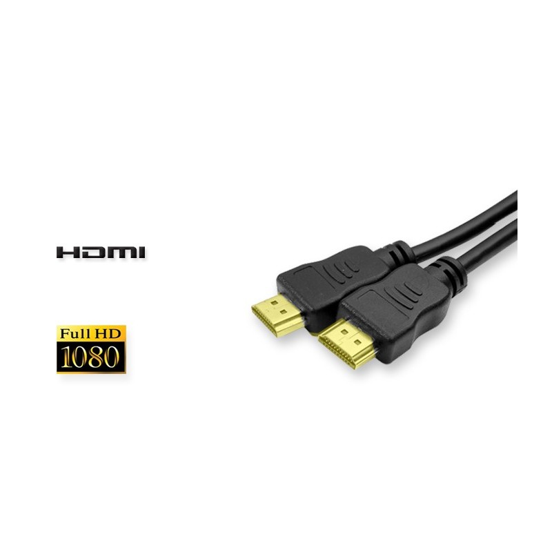 Cordon HDMI 1.4 - Contact Or - AWG30 - type A M / M - 1.8 m