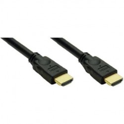 Cordon HDMI 1.4 - Contact Or - AWG28 - type A M / M - 10 m