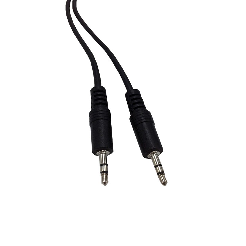 Cordon audio stéréo Jack 3,5 M/M - 2,5m - blindé