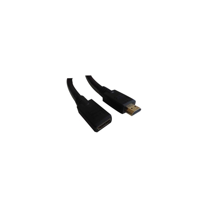 Rallonge HDMI 2.0 - 4Kx2K@60Hz - AWG30 - M/F - 1m