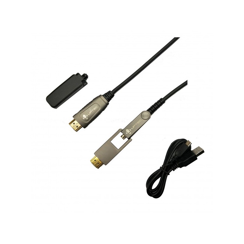 Cordon HDMI 2.0 Optique Actif 4Kx2K@60Hz Spécial passage gaine - 5m