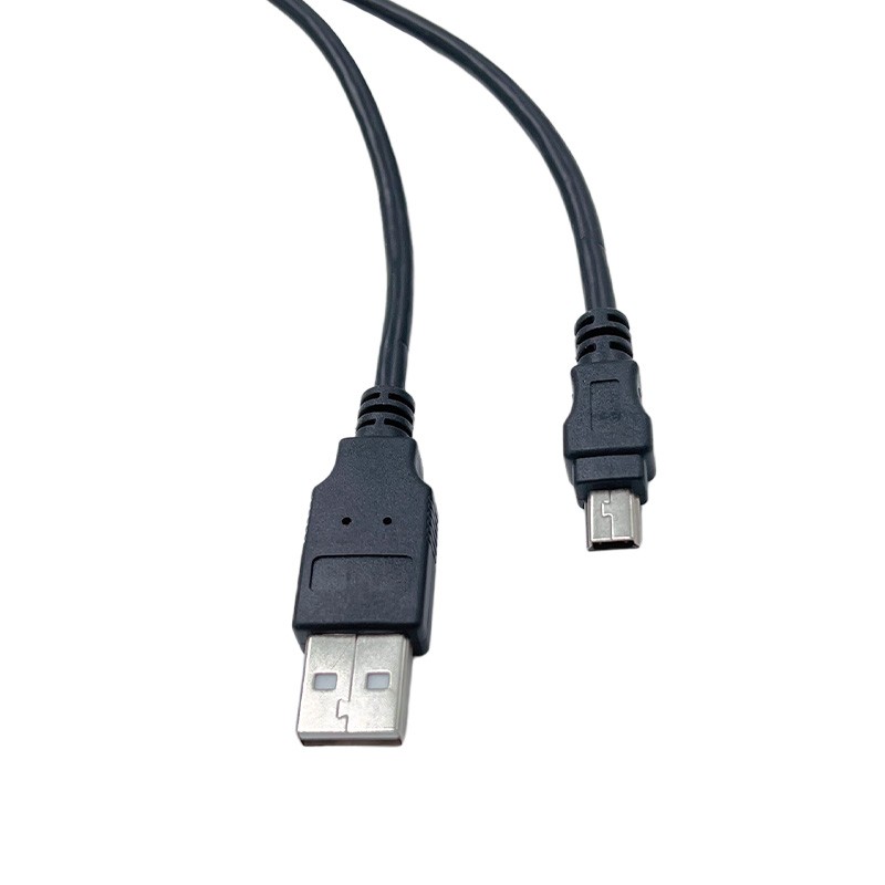 Cordon USB 2.0 A-MiniB M / M Noir - 1 m 