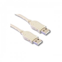 Cordon USB2.0 A-A M / M Beige - 5 m