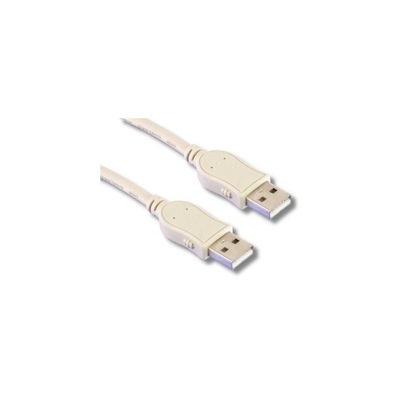 Cordon USB2.0 A-A M / M Beige - 5 m