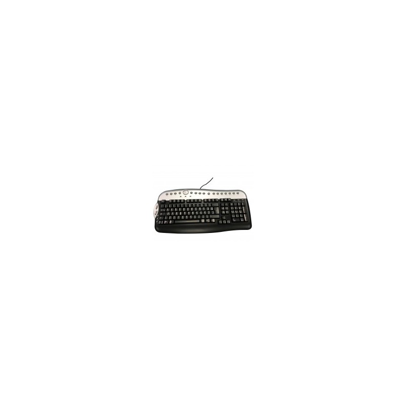 Clavier Arabe Qwerty 105 touches USB&PS/2 - Blanc