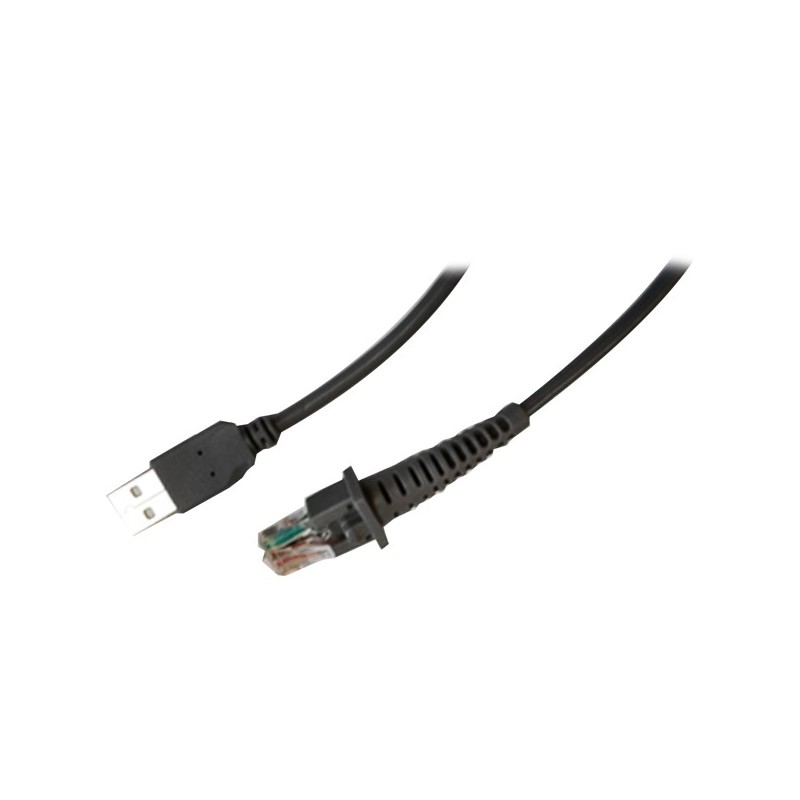 Cordon USB vers RJ48 pour douchette DATALOGIC - 1.8m