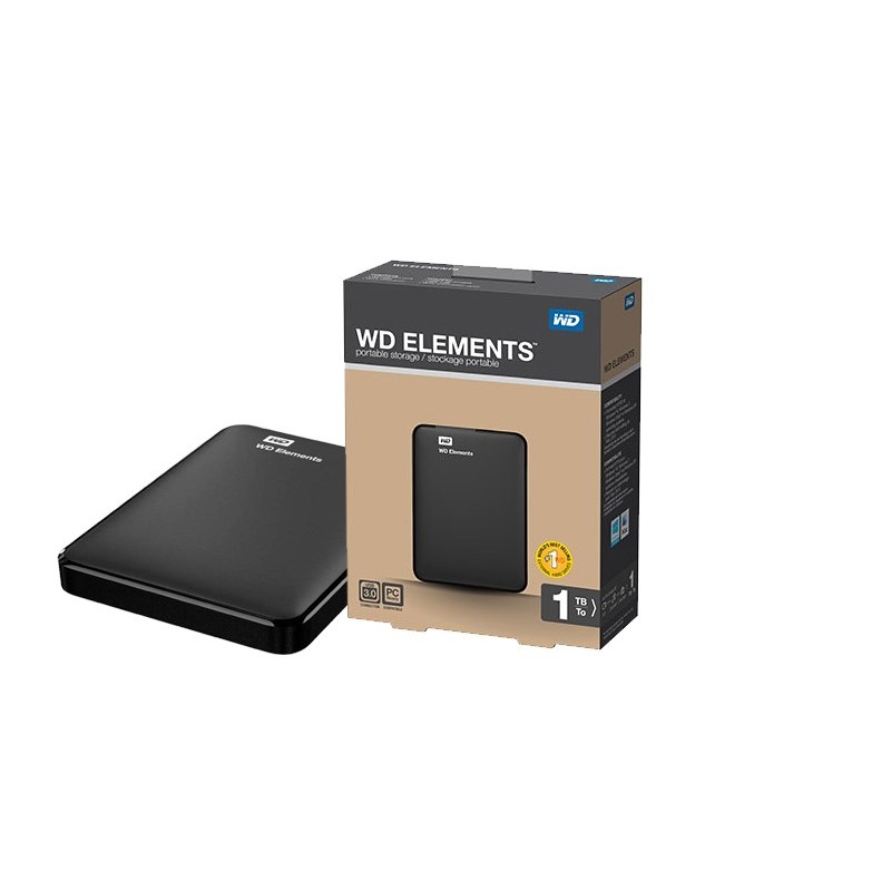 Disque dur externe 2.5" - USB3.0 - 1To -WDBUZG0010BBK - WESN