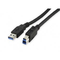 Cordon USB 3.0 A-B M / M Bleu - 5 m