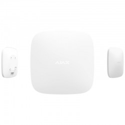 AJAX - Hub avec modules GSM et Ethernet - Blanc