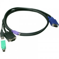 Câble KVM Combo USB & PS/2 M / M - 5 m