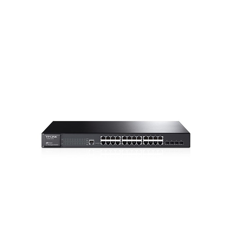 TP-LINK - Switch JetStream 24 ports Gbit + 4 SFP - T2600G-28TS
