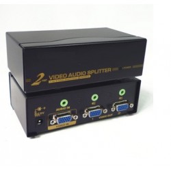 Splitter VGA + Audio 2 ports - 450MHz - 2048x1536