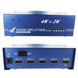 Splitter HDMI 1.4 - 4 ports - 4Kx2K 3D