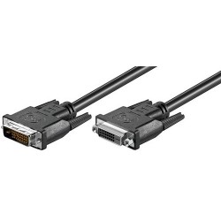 Cordon DVI D dual link (24+1)  M / F - 5 m