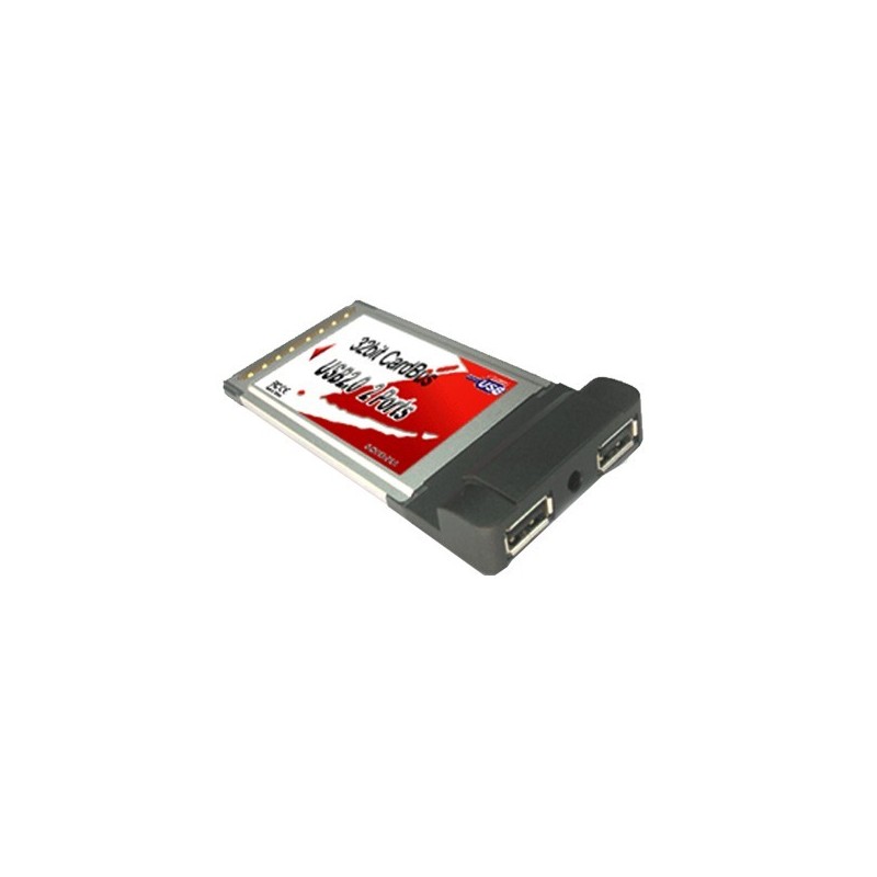 Carte PCMCIA USB 2.0 2 ports