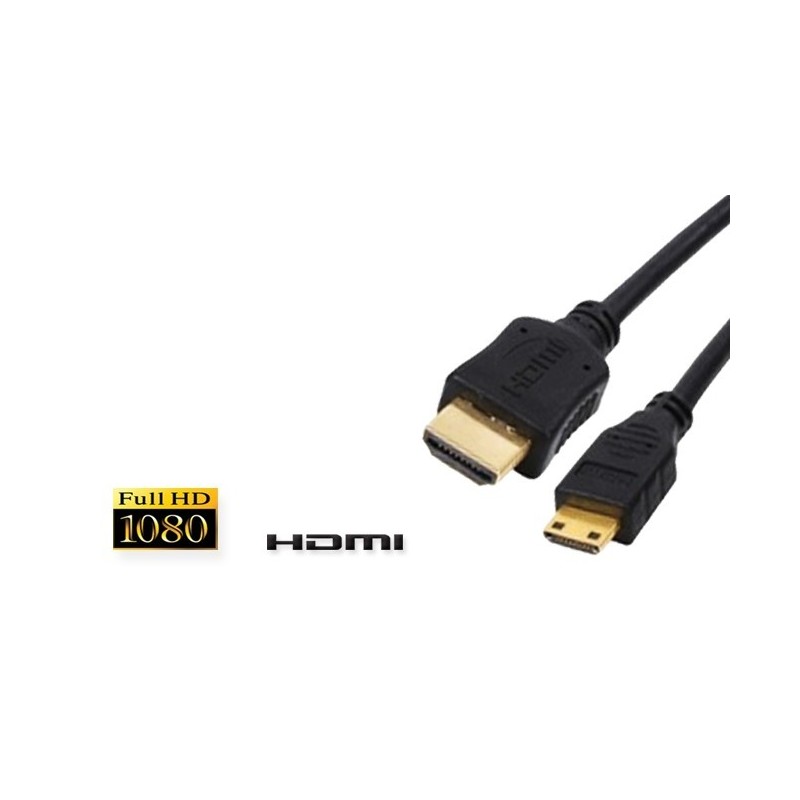 Cordon HDMI type A vers Mini HDMI type C connecteurs OR M / M - 5 m