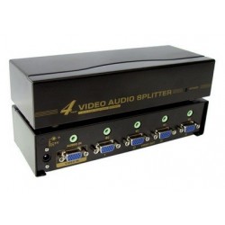 Splitter VGA + Audio 4 ports - 450MHz - 2048x1536