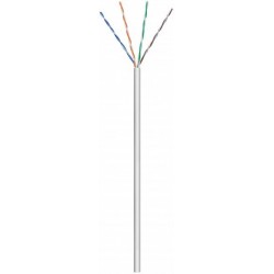 câble UTP monobrin Cat 5e Gris - 100 m