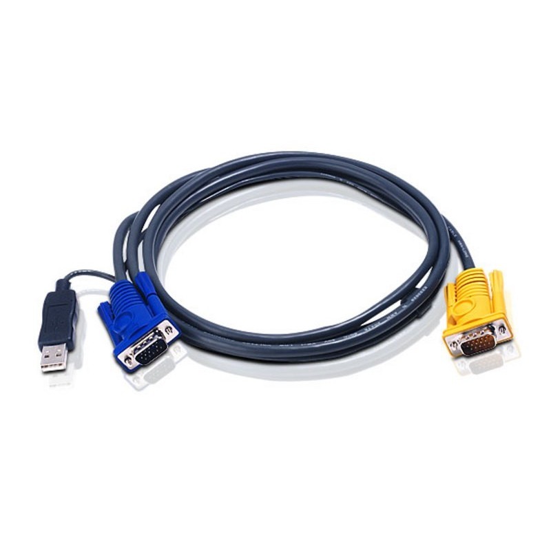 Cordon KVM For USB&USB Mac Computer 2L-5202UP - 1.8m