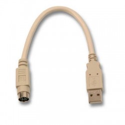 Adaptateur USB M type A vers PS/2 F - 0.15 m