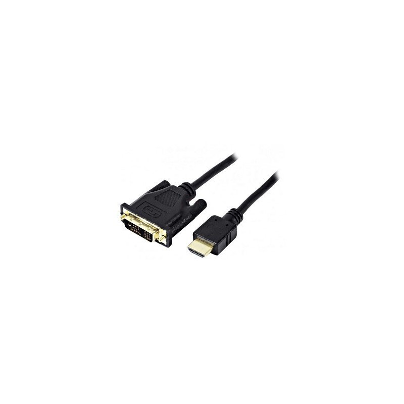 Cordon DVI-D M single link - HDMI M - 3 m