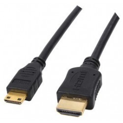 Cordon HDMI type A vers Mini HDMI type C connecteurs OR M / M - 1.m
